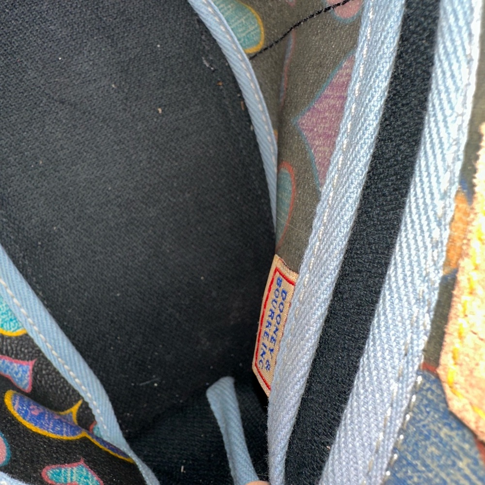 Dooney & Bourke Gray with Multicolor Heart Print - Picture 11 of 11
